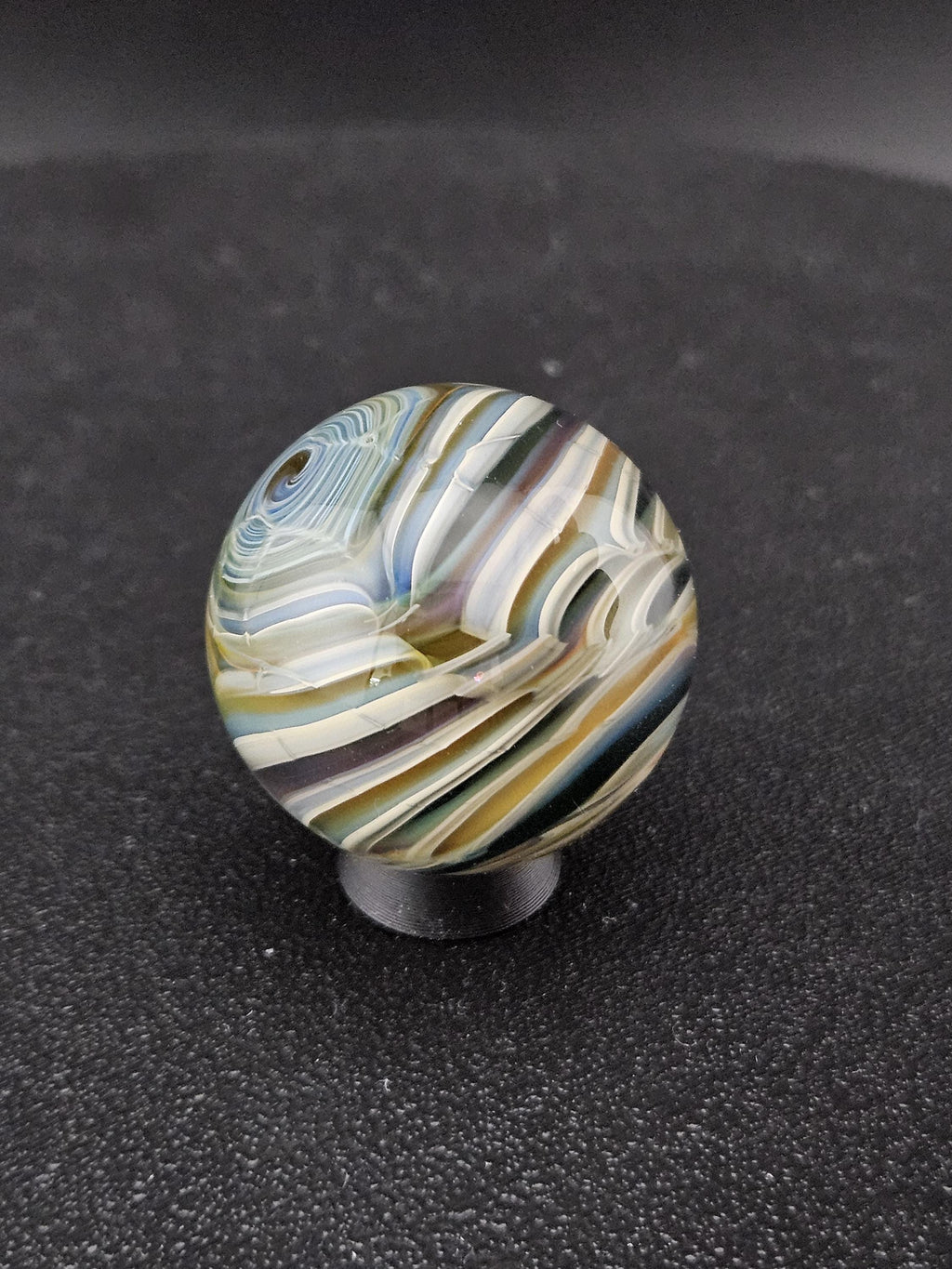 Handmade Glass Marble, Contemporary Art Marble, Glass Art Marble G14 (1.1")