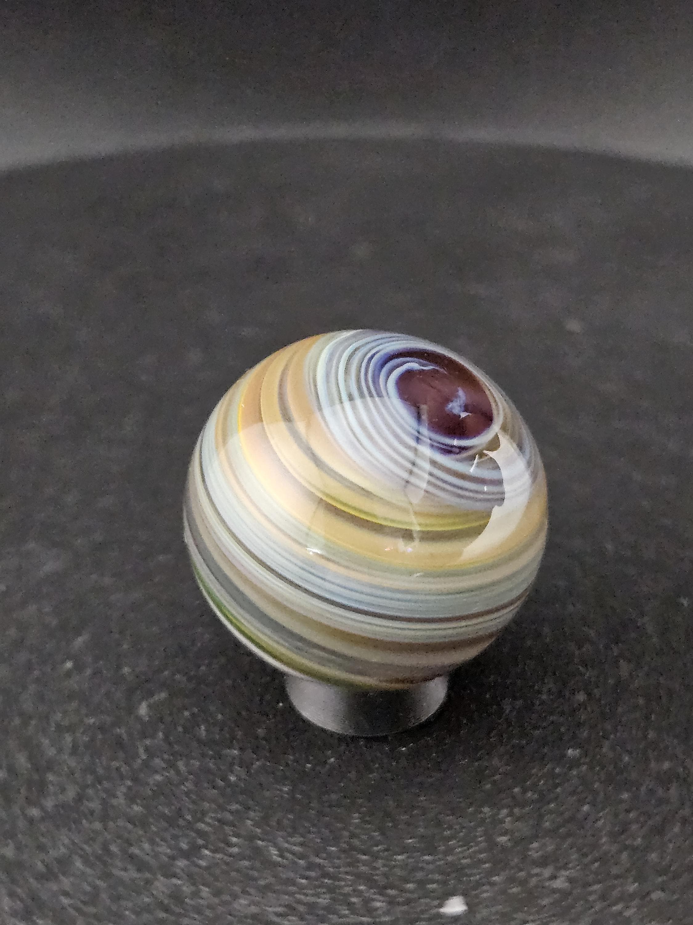 Handmade Glass Marble, Contemporary Art Marble, Glass Art Marble G1 (1.0")