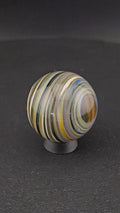 Handmade Glass Art Marble, Contemporary Swirl Design F5 (1.0")