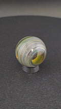 Handmade Glass Art Marble, Contemporary Swirl Design H6 (1.0")