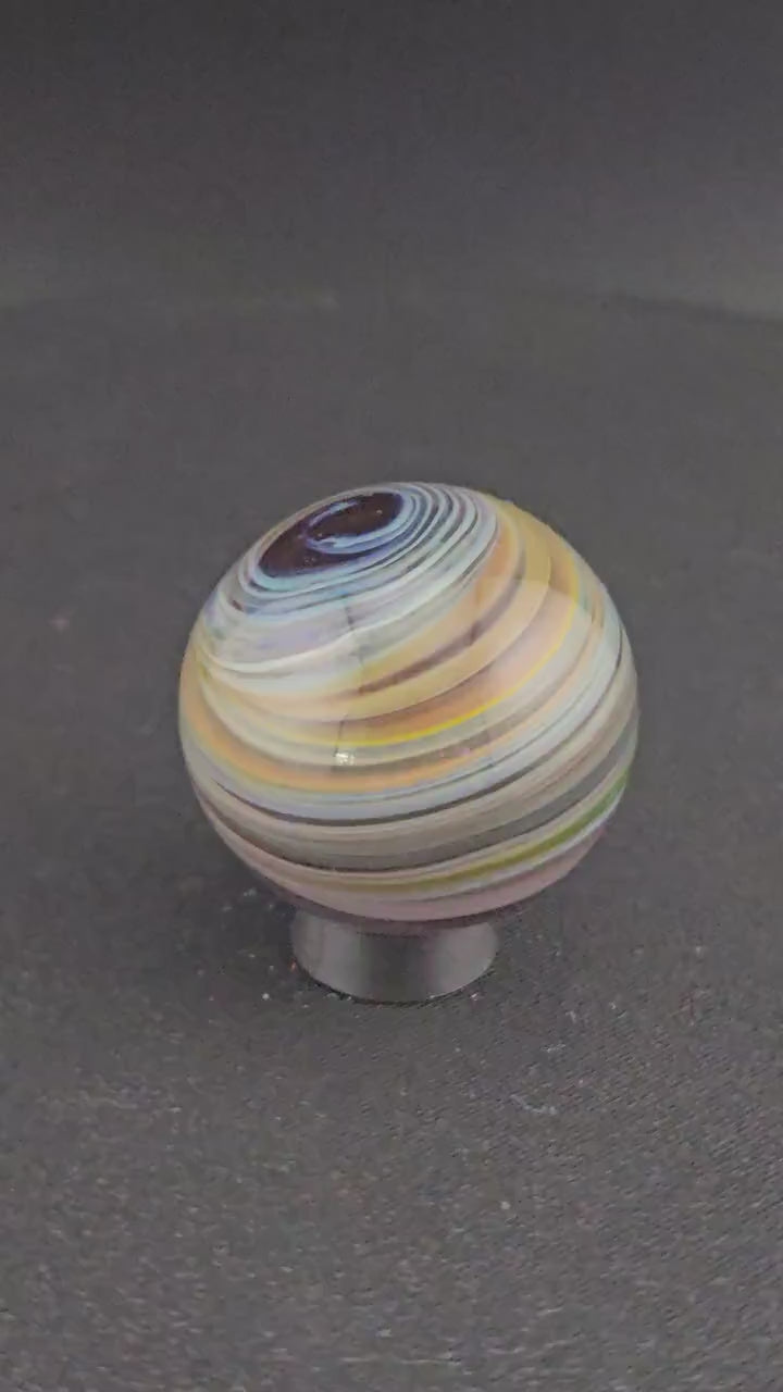 Handmade Glass Marble, Contemporary Art Marble, Glass Art Marble G1 (1.0")