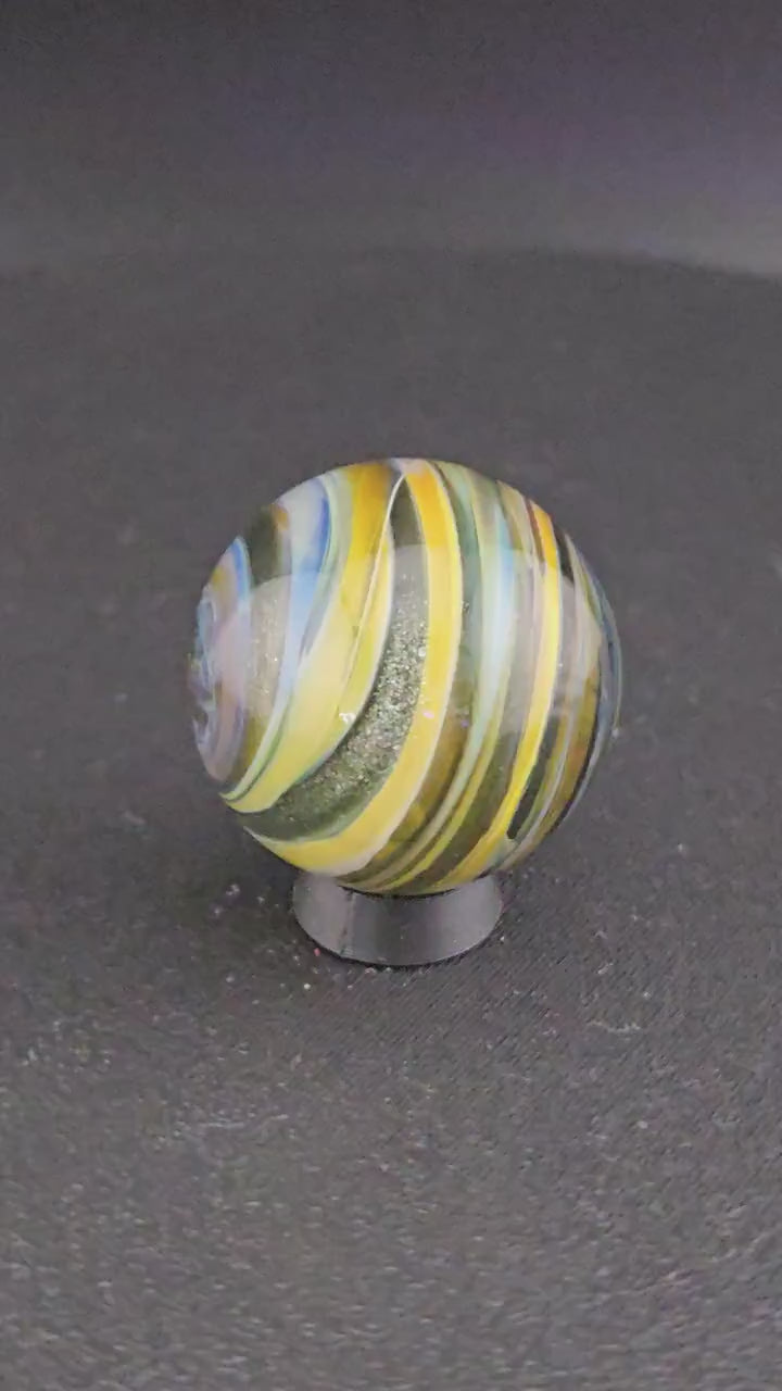 Handmade Glass Marble, Contemporary Art Marble, Glass Art Marble G15 (1.0")